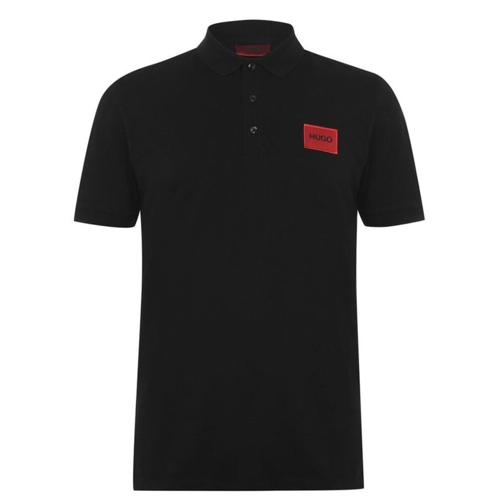Hugo Mens Deruso Polo Shirt / Black